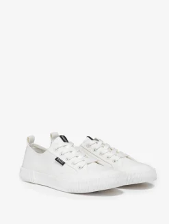 La sneaker en toile indémodable - Blanc