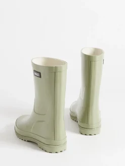 Le bottillon de pluie verni - Rouge