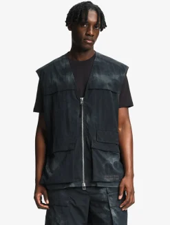 Le gilet de pêcheur mixte Aigle Experience by Études - Noir