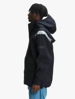 Le manteau mixte technique GORE-TEX® Aigle Experience by Études - Noir