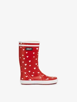 L'iconique botte enfant, en version imprimée - Rouge