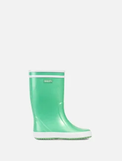 L'iconique botte enfant, en version irisée - Bleu