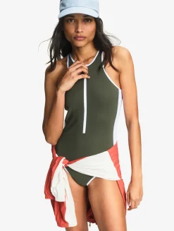 Maillot de bain une pièce - Aigle x Chlore​ - Multicolore