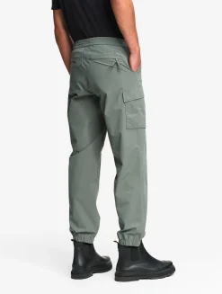Pantalon cargo stretch déperlant - Vert