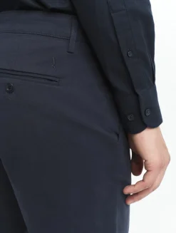 Pantalon chino coupe regular - Bleu