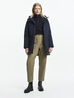 Parka duvet ajustée GORE-TEX® - Bleu