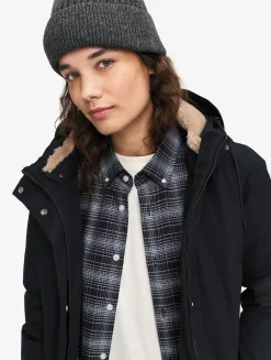Parka duvet ajustée GORE-TEX® - Noir