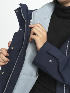 Parka fishtail GORE-TEX® T-KIT - Bleu