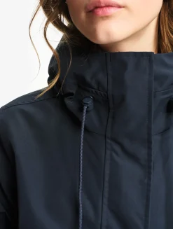 Parka longue à capuche GORE-TEX® - Bleu