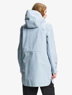 Parka longue à capuche GORE-TEX® - Bleu