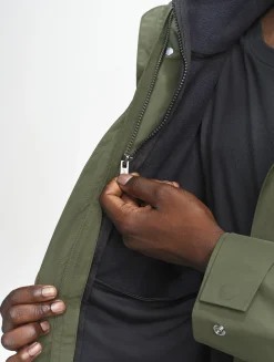 Parka longue 2 couches avec capuche GORE-TEX® - Kaki