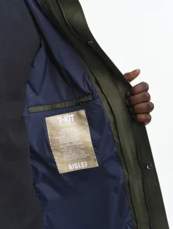 Parka longue 2 couches avec capuche GORE-TEX® - Kaki