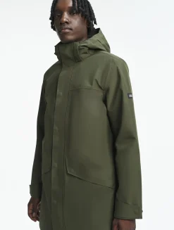 Parka longue 2 couches avec capuche GORE-TEX® - Kaki