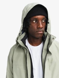 Parka longue 2 couches avec capuche GORE TEX T-KIT - Kaki