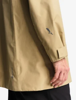 Parka longue 2 couches avec capuche retractable GORE TEX - Beige