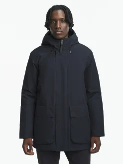 Parka longue matelassée à capuche en GORE-TEX® - Noir