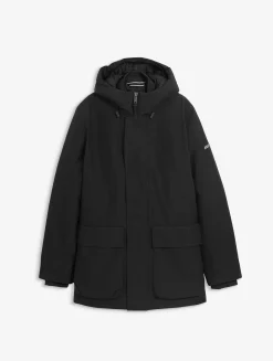 Parka longue matelassée à capuche en GORE-TEX® - Noir