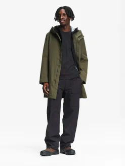 Parka longue MTD avec capuche - Kaki