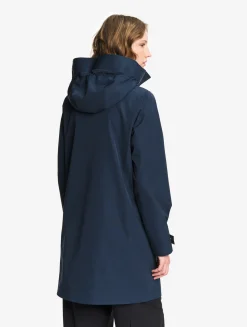 Parka longue MTD à capuche - Bleu
