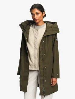 Parka longue MTD à capuche - Vert