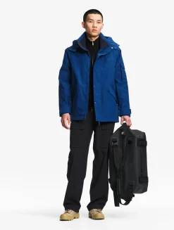 Parka mi-longue AIGLE COPELAND imperméable et chaude MTD - Bleu