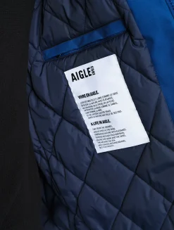Parka mi-longue AIGLE COPELAND imperméable et chaude MTD - Bleu