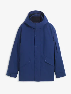 Parka mi-longue AIGLE COPELAND imperméable et chaude MTD - Bleu