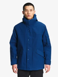 Parka mi-longue AIGLE COPELAND imperméable et chaude MTD - Bleu