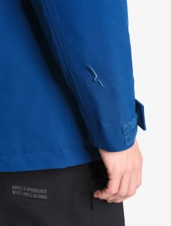 Parka mi-longue AIGLE COPELAND imperméable et chaude MTD - Bleu