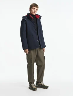 Parka mi-longue AIGLE COPELAND imperméable et chaude MTD - Bleu
