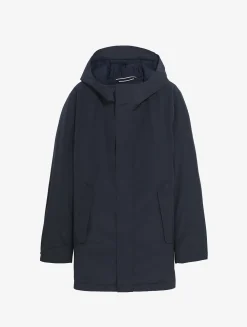 Parka mi-longue avec capuche MTD® - Bleu
