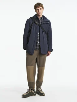 Parka mi-longue avec capuche MTD® - Bleu