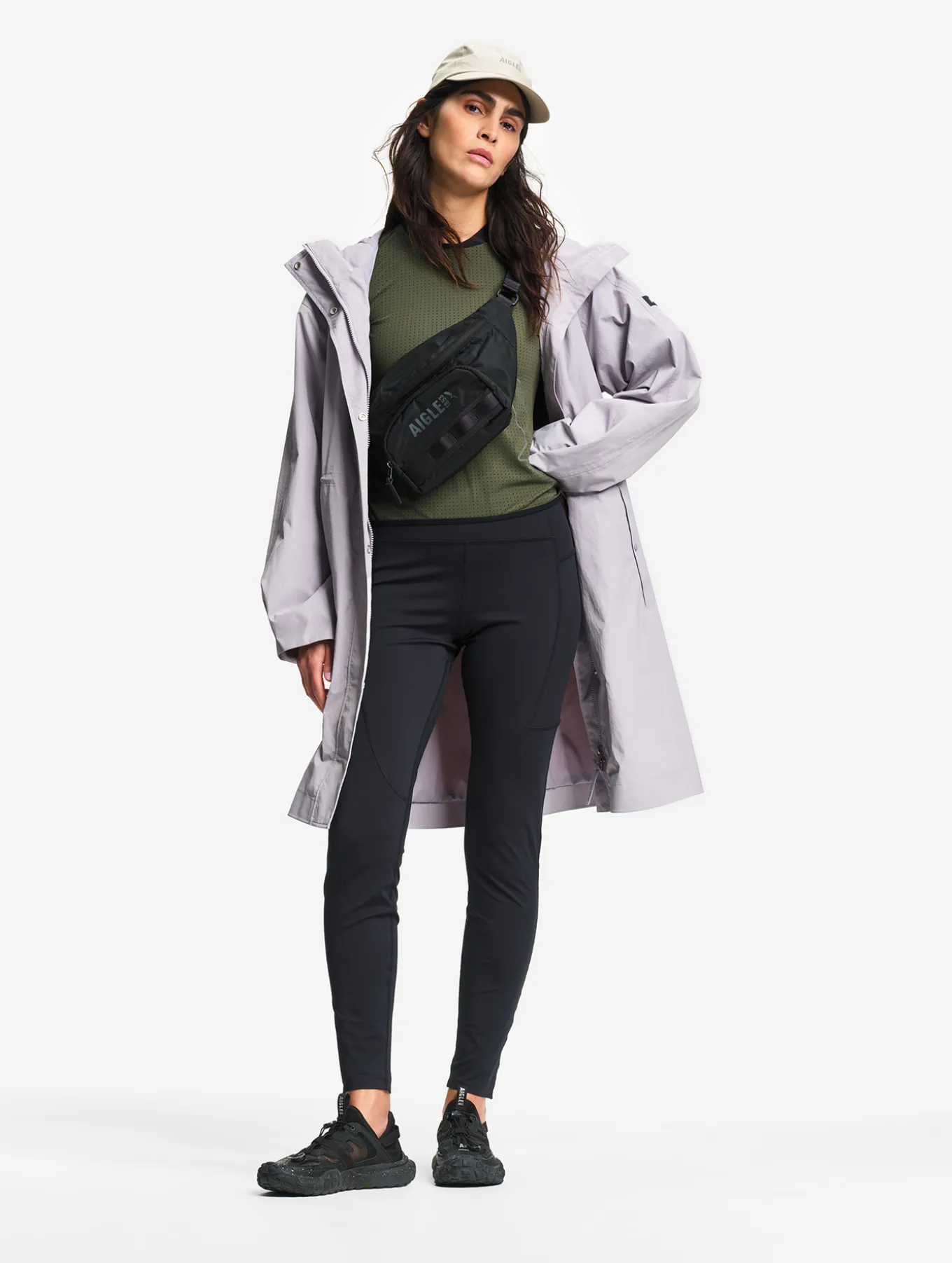 Parka mi-longue à taille ajustable MTD® - Violet