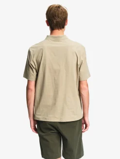 Polo DRY FAST TEXTILE® anti-UV avec logo sur la poitrine - Beige