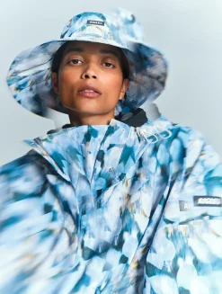 Poncho imprimé imperméable - Multicolore