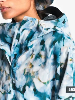 Poncho imprimé imperméable - Multicolore