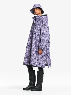 Poncho imprimé imperméable - Multicolore