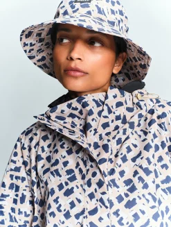 Poncho imprimé imperméable - Multicolore