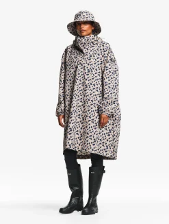 Poncho imprimé imperméable - Multicolore