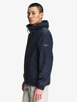 Rainpack 70 : Imperméable mixte coupe-vent MTD , court et pliable - Bleu