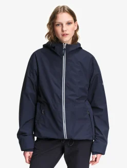 Rainpack 70 : Imperméable mixte coupe-vent MTD , court et pliable - Bleu