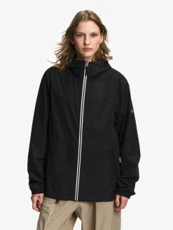 Rainpack 70 : Imperméable mixte coupe-vent MTD , court et pliable - Noir