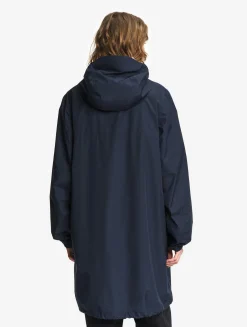 Rainpack 90 : Imperméable mixte coupe-vent MTD , long et pliable - Bleu
