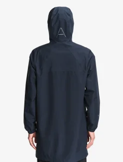 Rainpack 90 : Imperméable mixte coupe-vent MTD , long et pliable - Bleu