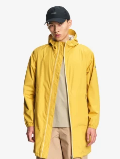 Rainpack 90 : Imperméable mixte coupe-vent MTD , long et pliable - Jaune