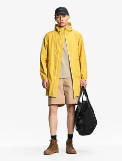 Rainpack 90 : Imperméable mixte coupe-vent MTD , long et pliable - Jaune
