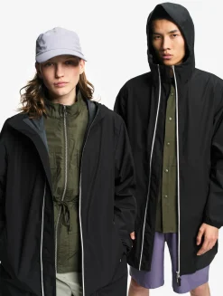Rainpack 90 : Imperméable mixte coupe-vent MTD , long et pliable - Noir
