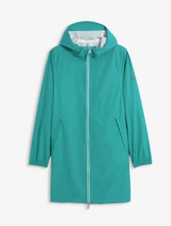 Rainpack 90 : Imperméable mixte coupe-vent MTD , long et pliable - Vert
