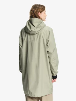 Rainpack 90 : Imperméable mixte coupe-vent MTD , long et pliable - Vert