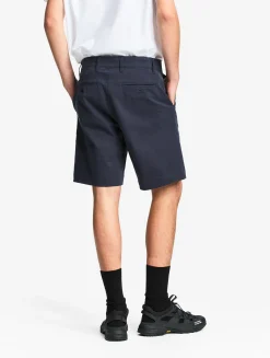 Short chino classique en coton - Bleu